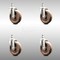 Service Caster 5 Inch 316SS High Temp Glass Filled Nylon 10mm Threaded Stem Caster Set SCC SCC-SS316TS20S514-GFNSHT-M1015-4 - alternate 1